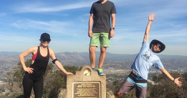 Hiked Cowles Mountain with Rachael & Adam